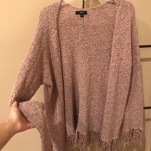 Open front cardigan